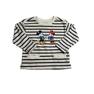 Disney Baby GAP Mickey Minnie Infant Girls Sweatshirt Top Size 18-24 months Exce